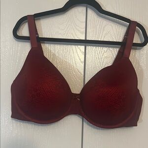 Cacique Burgundy/ Red Oak Underwire Bra